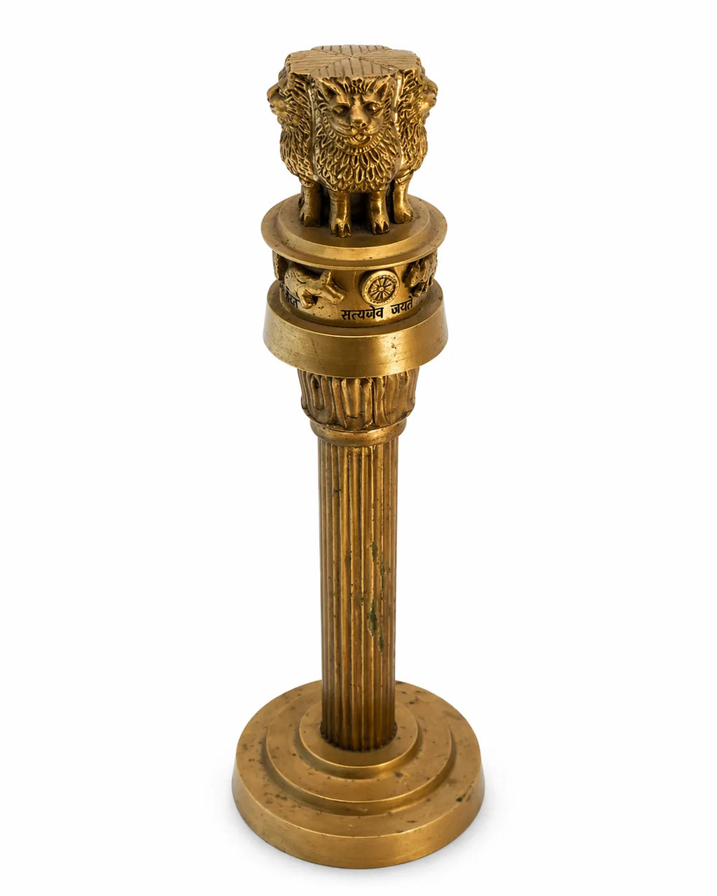 ASHOKA PILLAR 10″ Brass