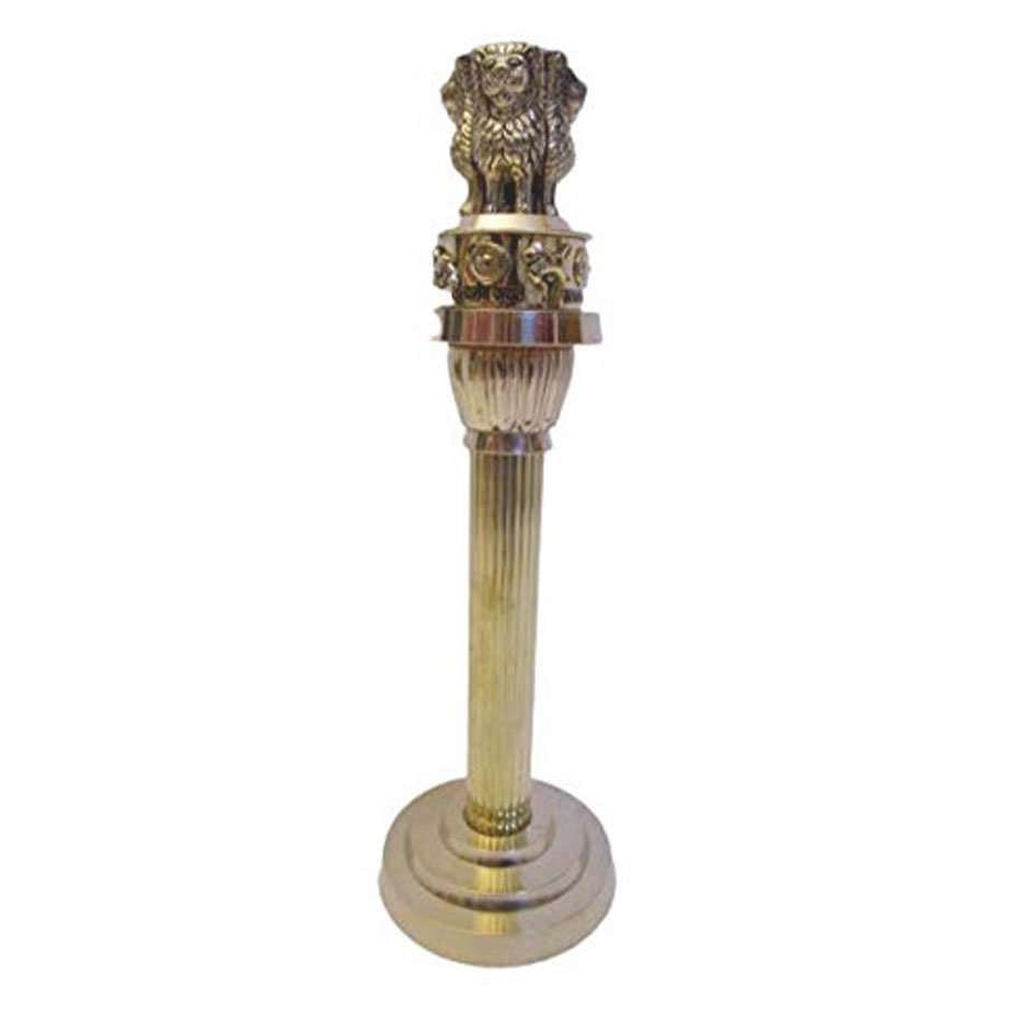 ASHOKA PILLAR 10″ Brass