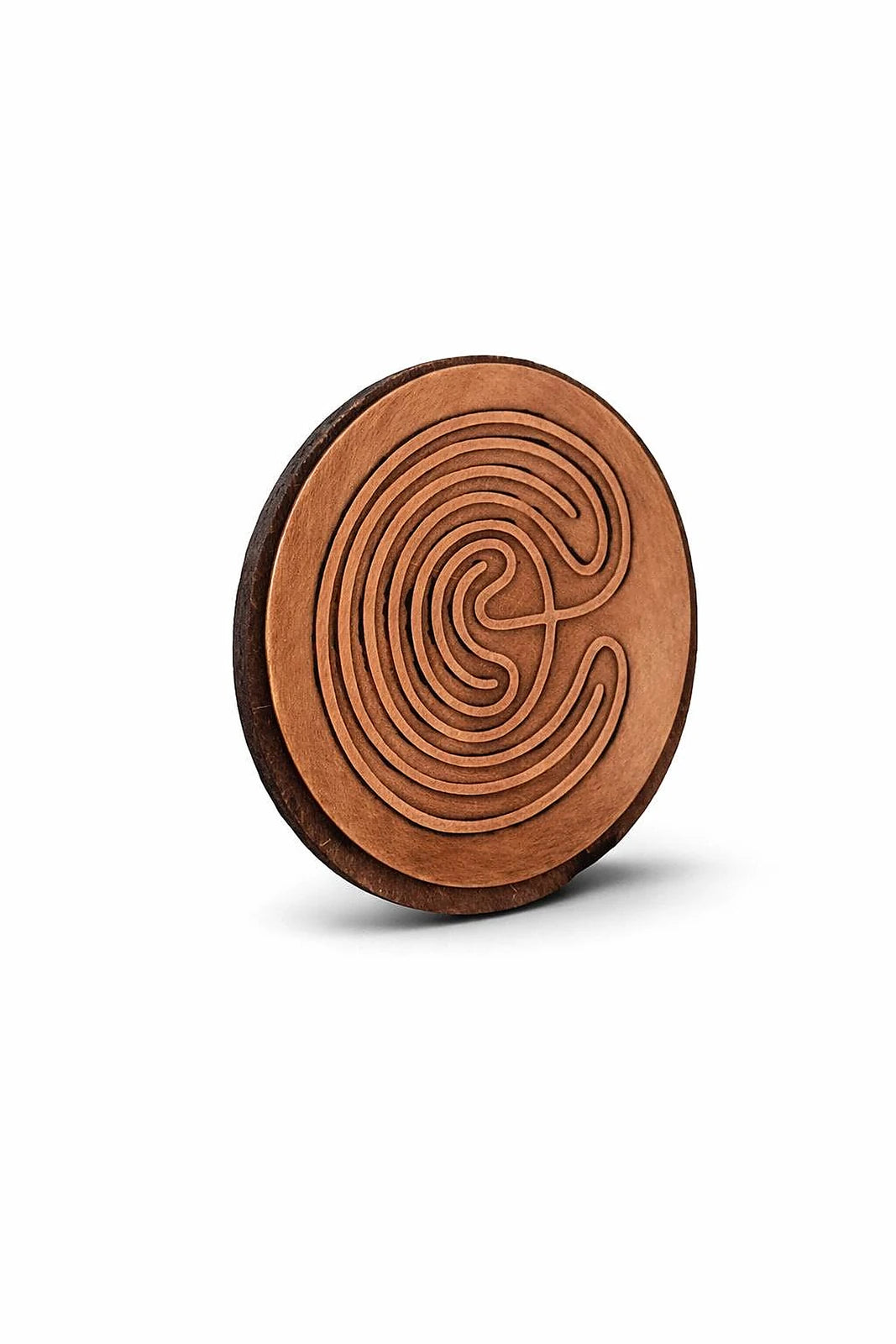 Copper Labyrinth Energy Disc — Sacred Healing & Meditation Tool