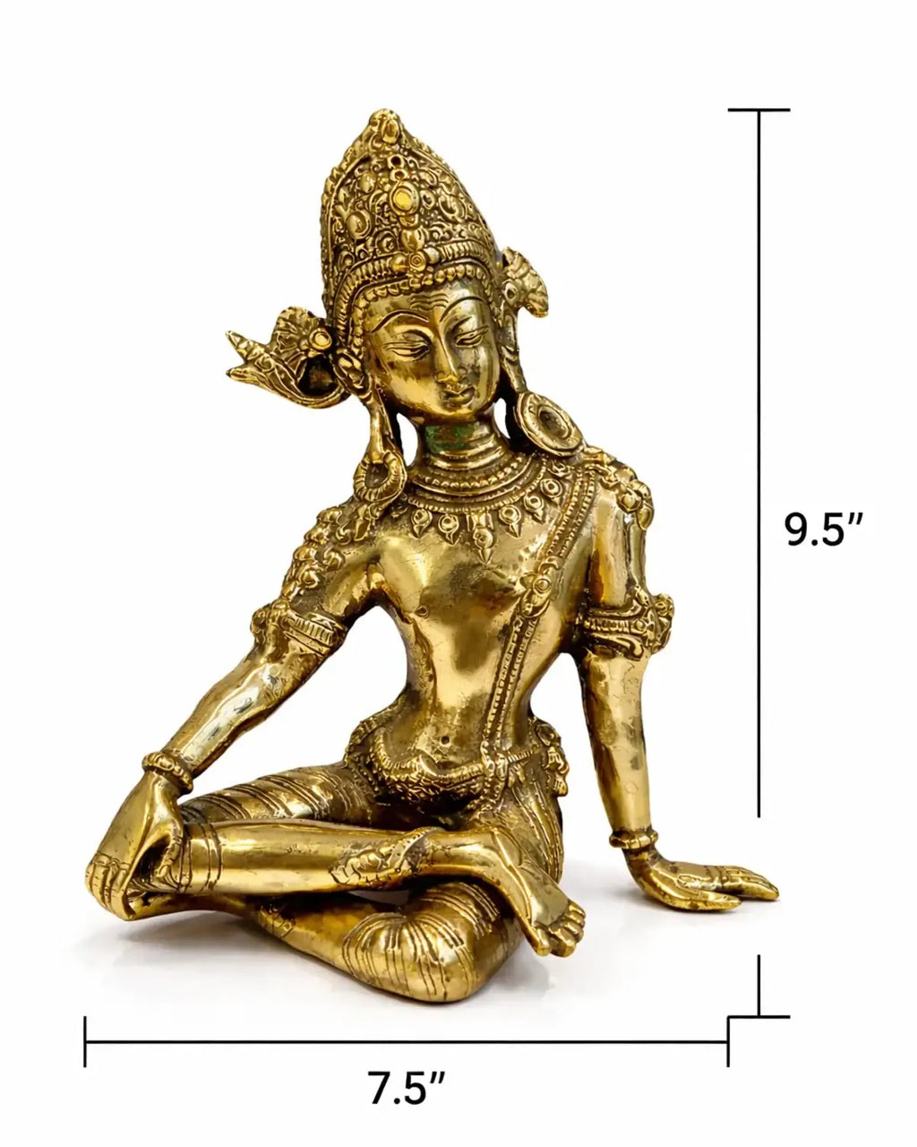 INDRA DEV 9.5″ Brass