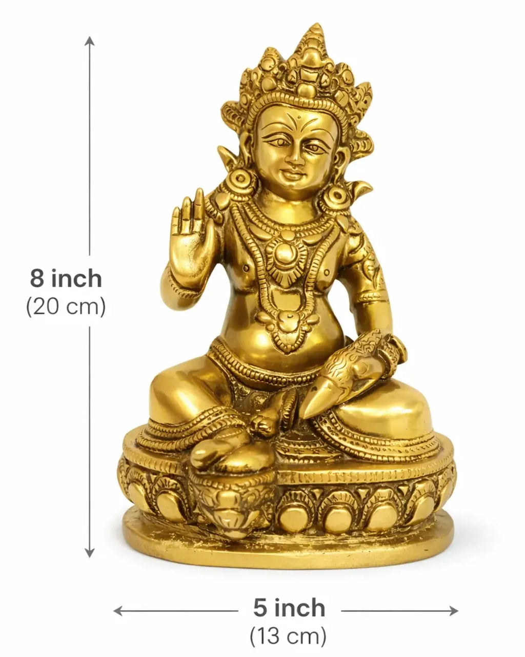 KUBER JI 8″ Brass