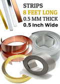 Aluminum Metal Strip 96" × 0.5" × 1.5mm (8 Feet)