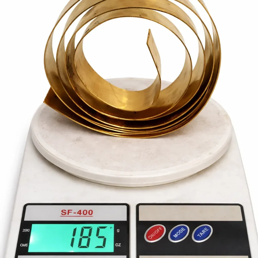 Brass Metal Strip 48" × 1" × 1.5mm (4 Feet)