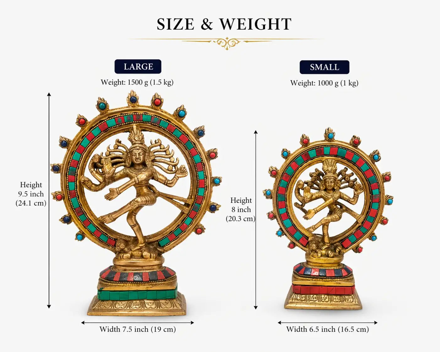 Nataraja Shiva Idol (Premium Vastu Murti)