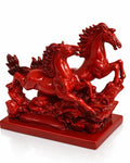 Pair of Horses Decor Statue