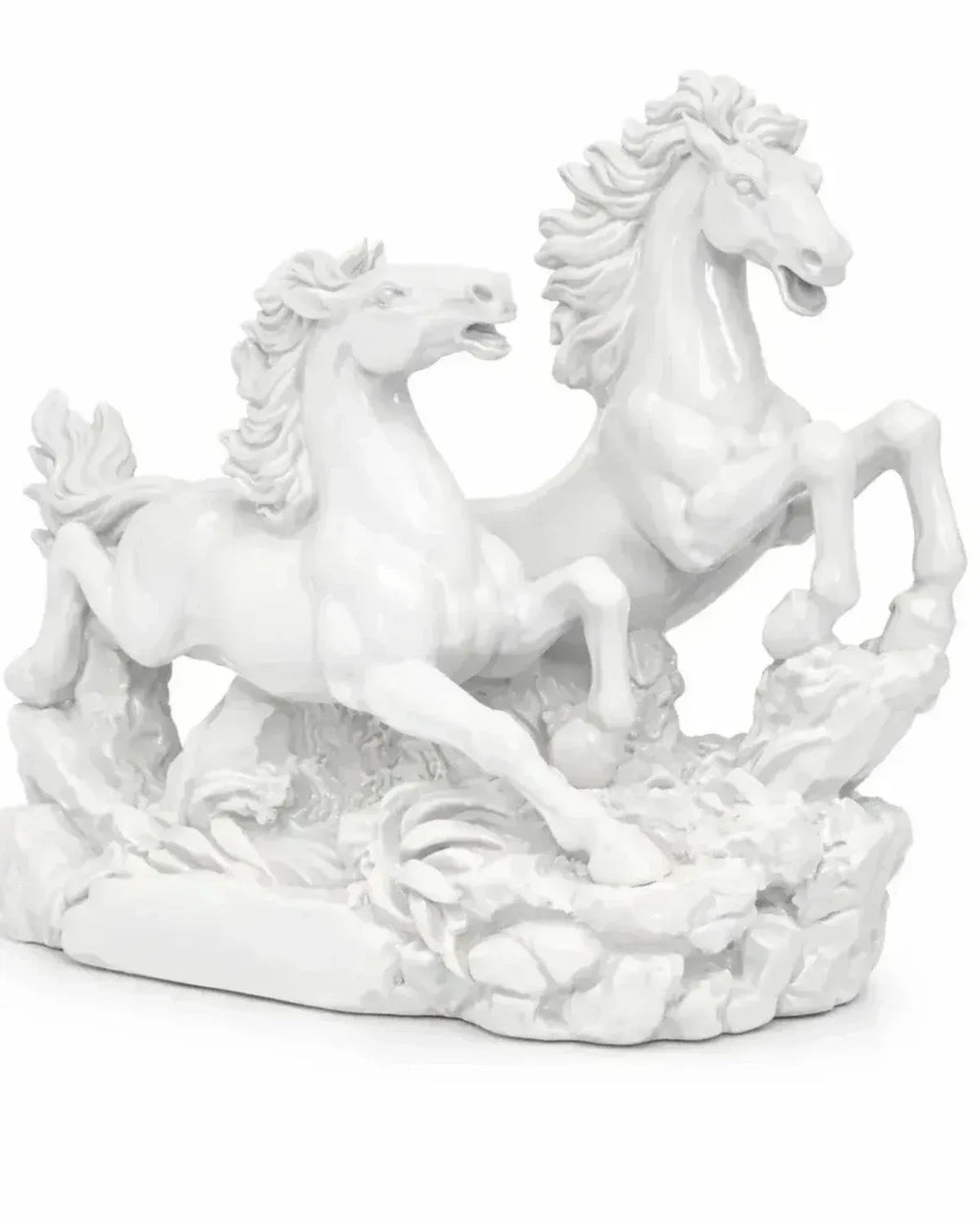 Pair of Horses Decor Statue