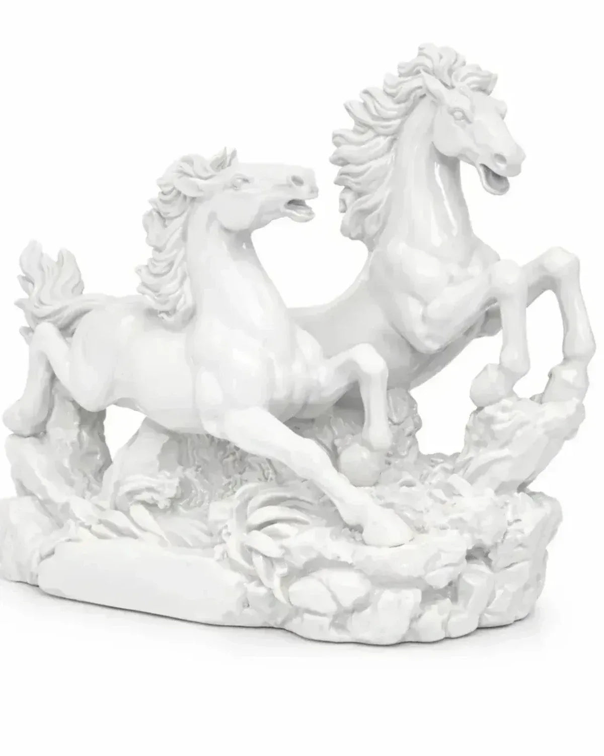 Pair of Horses Decor Statue