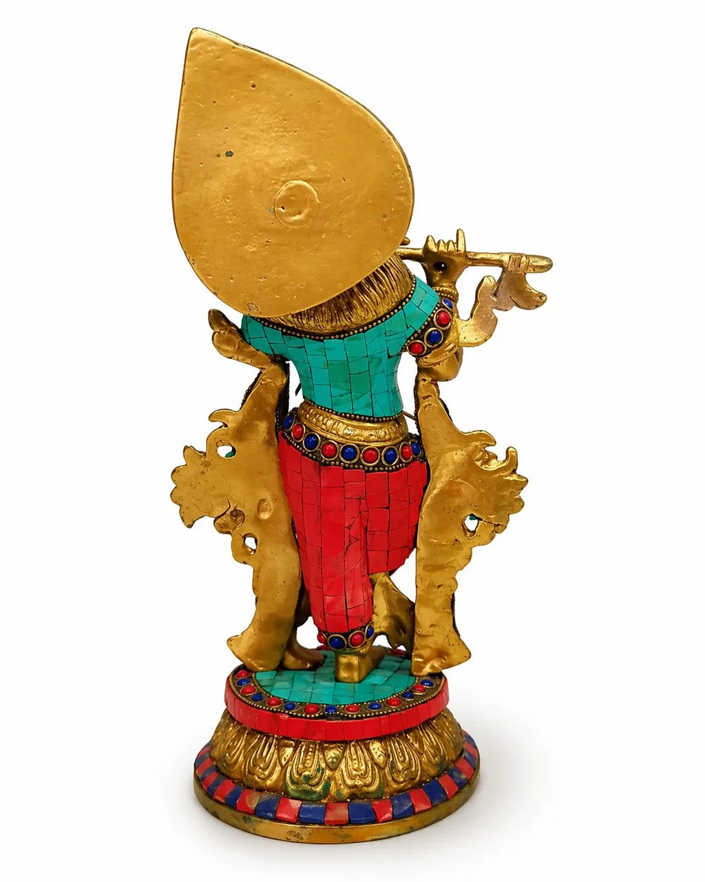 Radha Krishna Divine Idol (Premium Mosaic Stone Work - 2900 Gram)