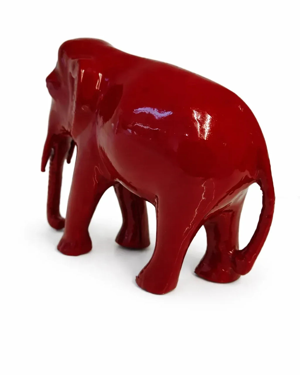 Elephant Decor Statue - Red Variant