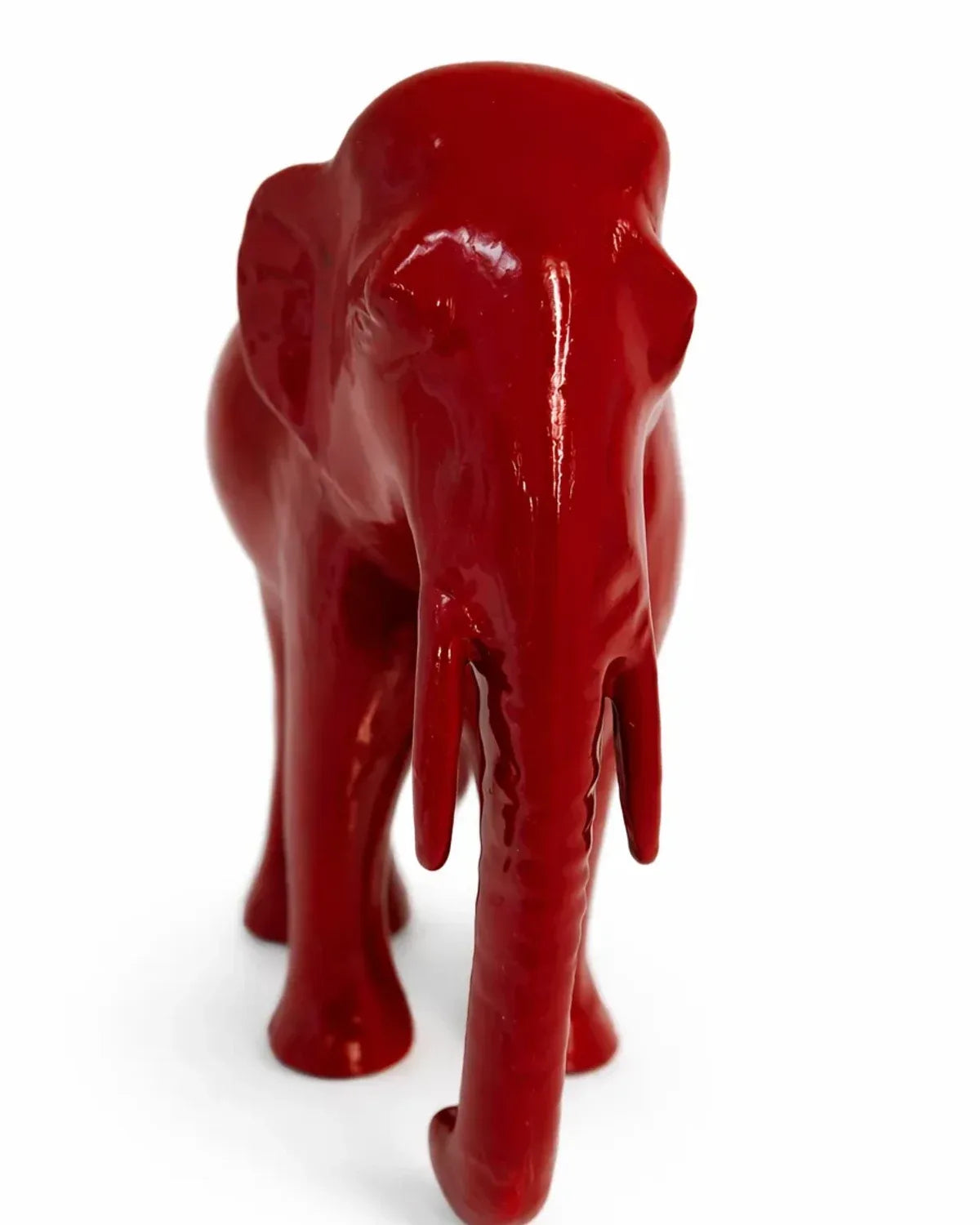 Elephant Decor Statue - Red Variant
