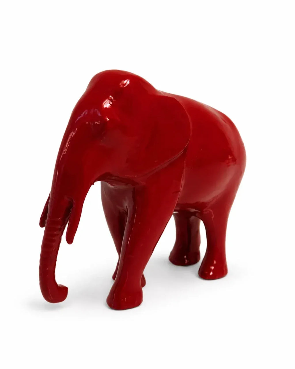 Elephant Decor Statue - Red Variant