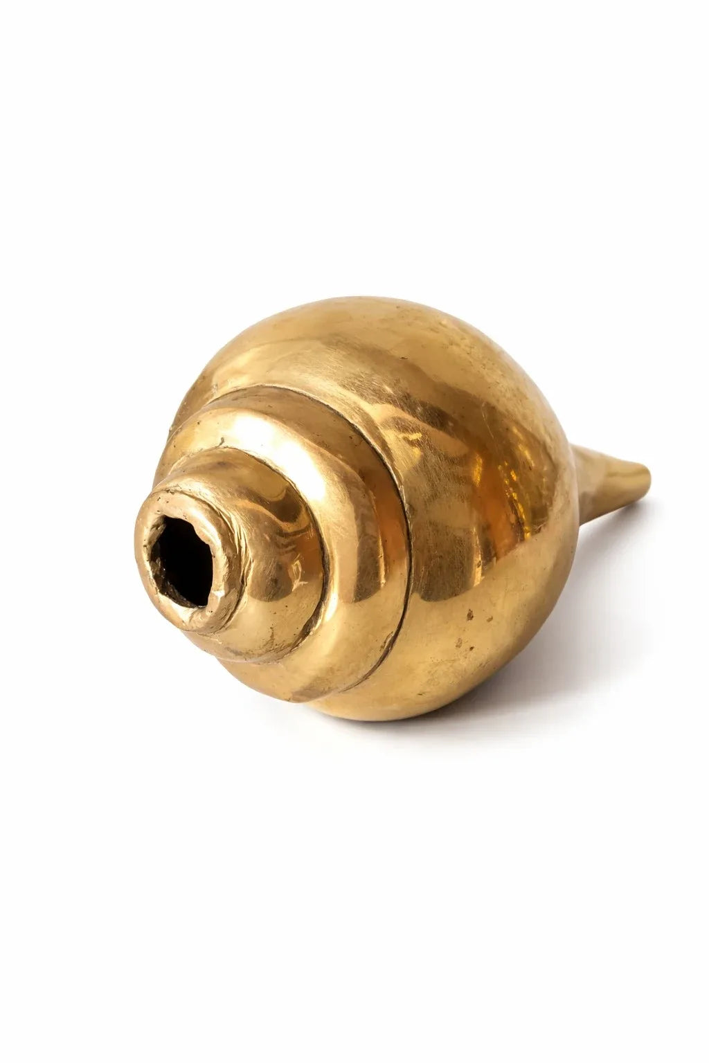 Brass Shankh (1.28 KG - Medium Size)