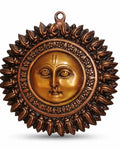 Surya Dev 8 Inch Wall Decor - Copper Variant