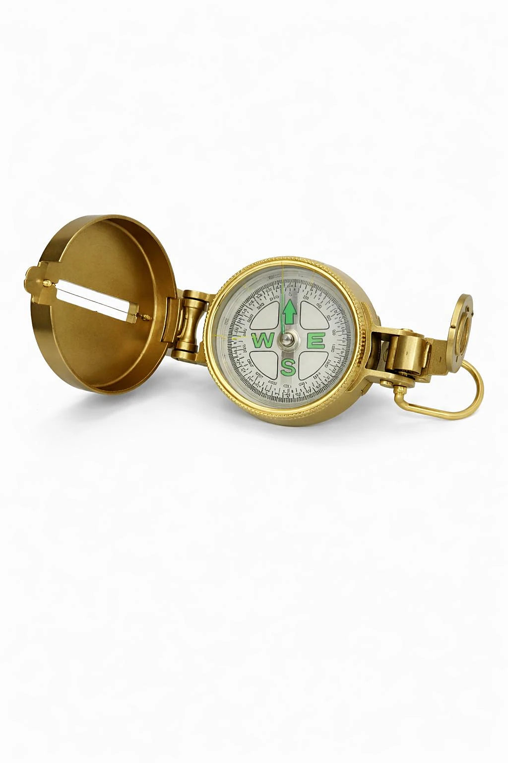 Vastu Compass — Brass Lensatic Direction Finder