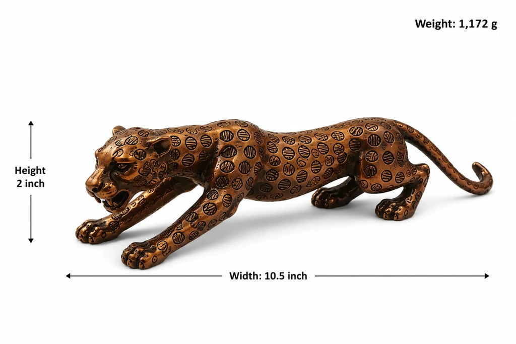 Vastu Tendua (Leopard) — Power, Courage & Protection Statue