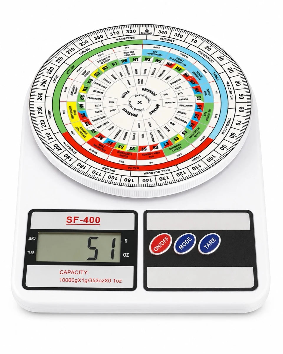 Vastu Chakra Plotting Disc — 6 inch (45 Devta + 16 Direction + 32 Entrance Mapping Tool)
